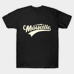 Marseille - Marseille Schriftzug - Marseille Logo T-Shirt